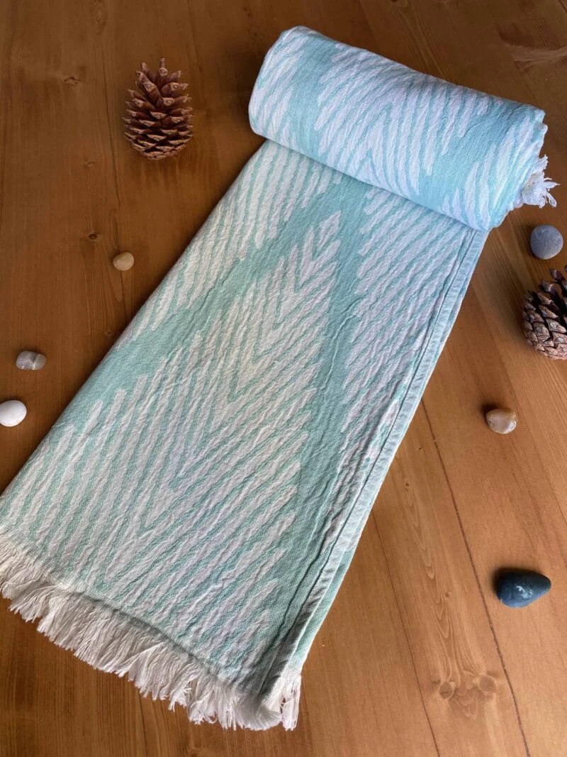 Helsinki Turkish Towel - Ocean, 100% Organic Cotton, Handmade, Bath Towel, Peshtemal, Sauna Towel, Beach Towel Helsinki Turkish Towel - Ocean, 100% Organic Cotton, Handmade, Bath Towel, Peshtemal, Sauna Towel, Beach Towel