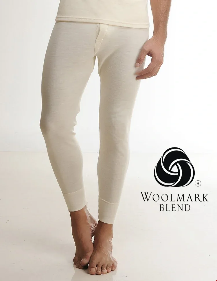 602%20-%20Men%27s%20Lightweight%20Thermal%20Wool%20Underwear%20-%20602 Soft beige wool blend thermal leggings for men, high comfort and warmth, perfect for winter, slim fit, elastic waistband, durable fabric, stylish and cozy.