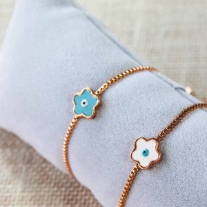 Adjustable Evil Eye Clover Bracelets