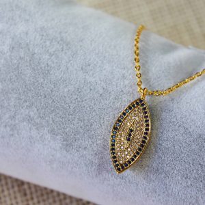 Almond Shaped Necklace