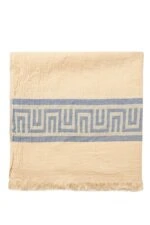 Ancient Greek Turkish Towel - Light Blue, 100% Organic Cotton, Handmade, Bath Towel, Peshtemal, Sauna Towel, Beach Towel