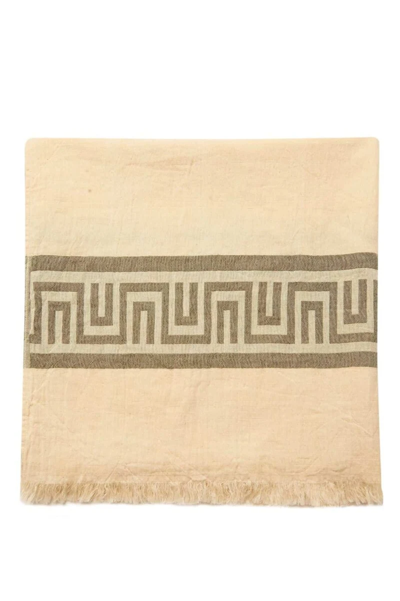 Ancient Greek Turkish Towel - Olive, 100% Organic Cotton, Handmade, Bath Towel, Peshtemal, Sauna Towel, Beach Towel