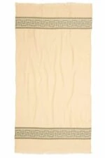 Ancient Greek Turkish Towel - Olive, 100% Organic Cotton, Handmade, Bath Towel, Peshtemal, Sauna Towel, Beach Towel