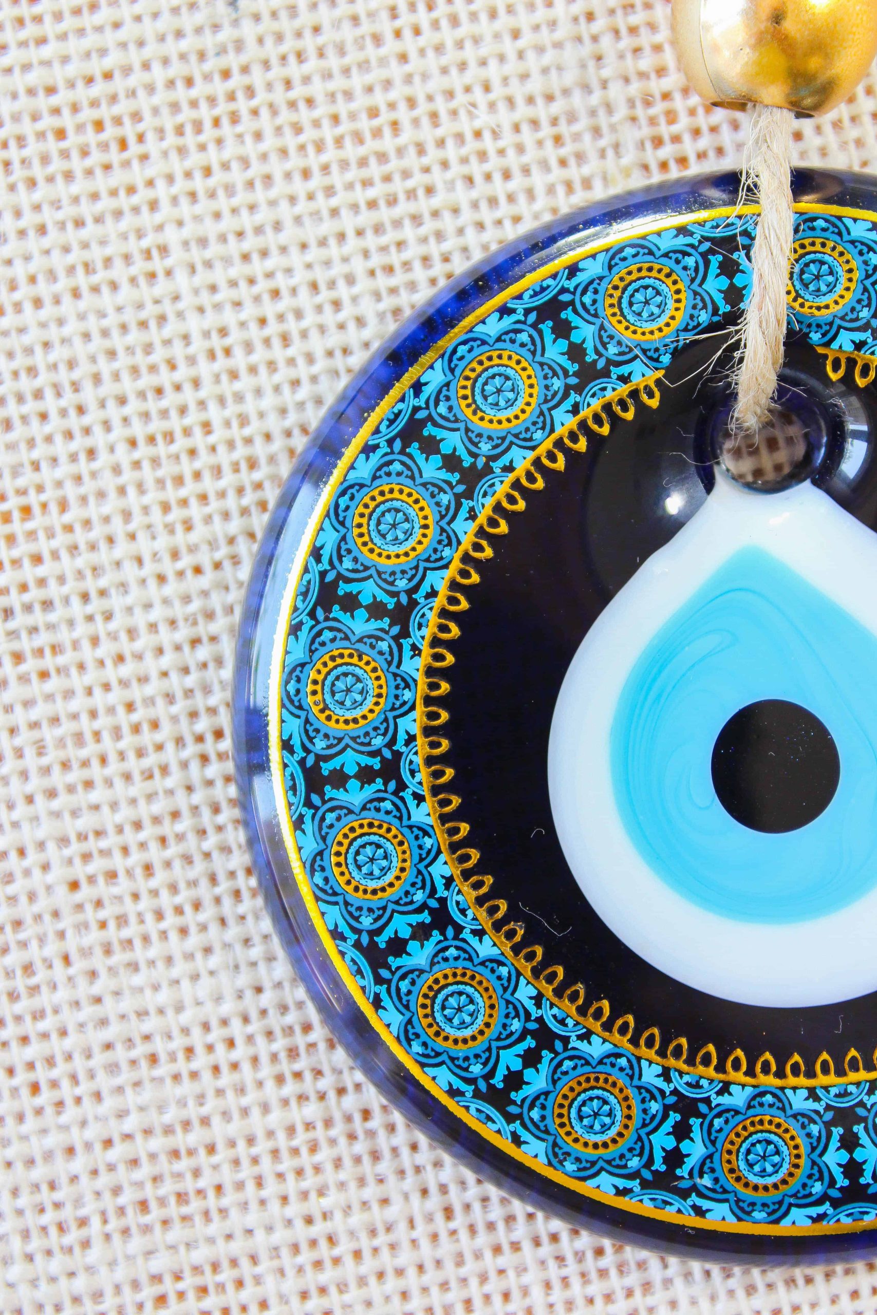 Blue Colour Painted Evil Eye Design - Shop of Turkey - Buy from Turkey with  Fast Shipping