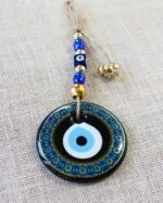 Blue Colour Painted Evil Eye Design