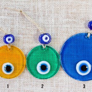 Colored Glass Evil Eyes