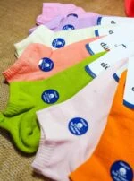 Colorful 12 Pack Ankle Socks Women - Seamless - 100% Cotton - Premium Quality