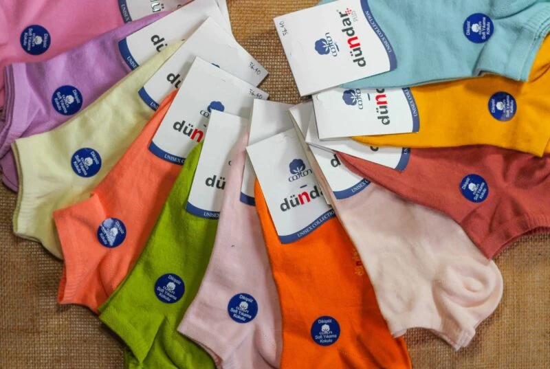Colorful 12 Pack Ankle Socks Women - Seamless - 100% Cotton - Premium Quality