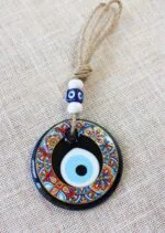 Colorful Painted Evil Eye Home Decor