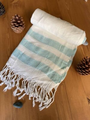 Dubai Turkish Towel - Tiffany, Handmade, Bath Towel, Peshtemal, Sauna Towel, Beach Towel