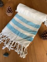 Dubai Turkish Towel - Turquoise, Handmade, Bath Towel, Peshtemal, Sauna Towel, Beach Towel