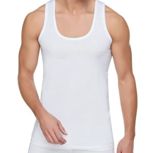 Men's Tank Undershirts 6 Pack - 100% Cotton