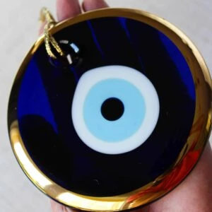 Gold Trim Traditional Evil Eye