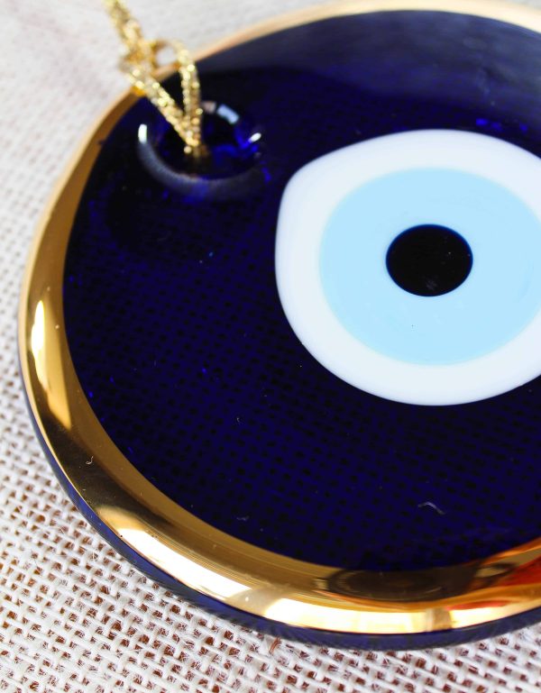 Gold Trim Traditional Evil Eye