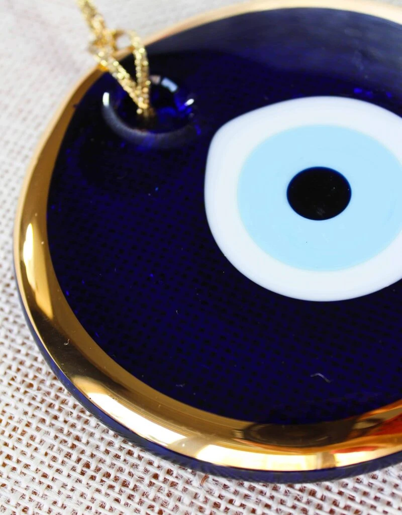 Gold Trim Traditional Evil Eye