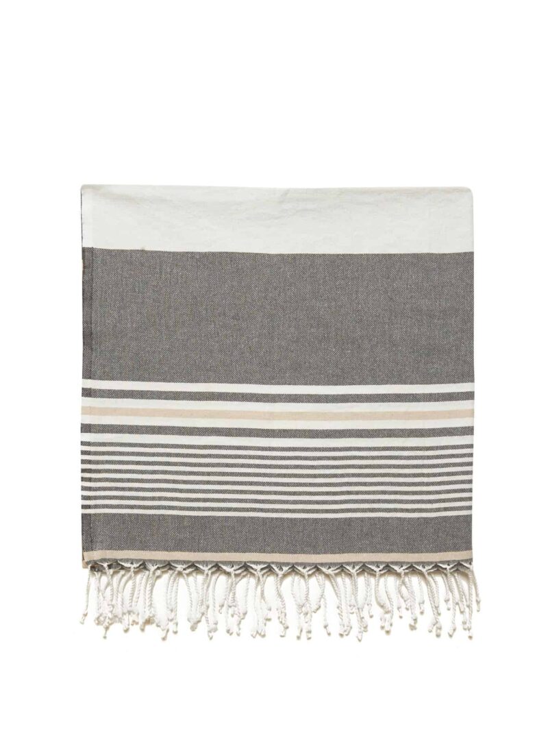 Hawaii Turkish Towel - Chocolate, 100% Organic Cotton, Handmade, Bath Towel, Peshtemal, Sauna Towel, Beach Towel