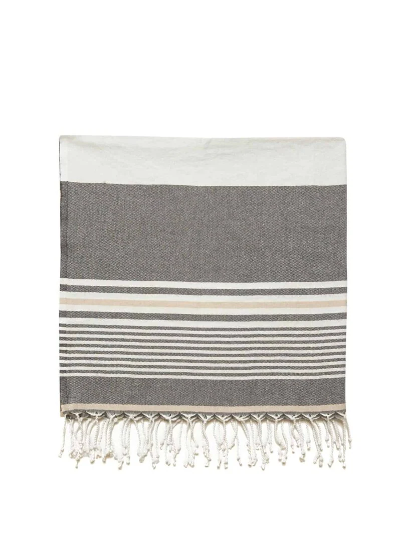 Hawaii Turkish Towel - Chocolate, 100% Organic Cotton, Handmade, Bath Towel, Peshtemal, Sauna Towel, Beach Towel