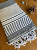 Hawaii Turkish Towel - Chocolate, 100% Organic Cotton, Handmade, Bath Towel, Peshtemal, Sauna Towel, Beach Towel