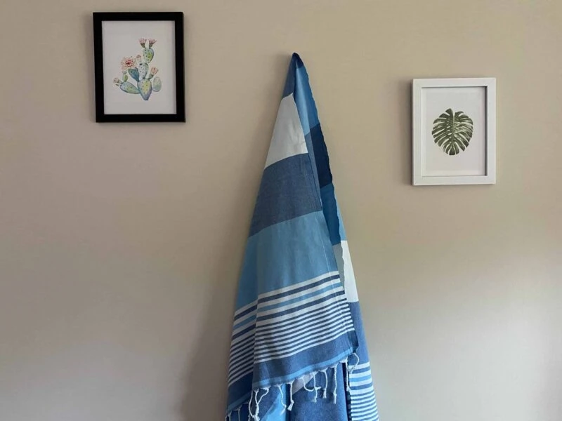 Hawaii Turkish Towel - Ocean, 100% Organic Cotton, Handmade, Bath Towel, Peshtemal, Sauna Towel, Beach Towel