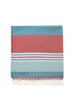 Hawaii Turkish Towel - Red, 100% Organic Cotton, Handmade, Bath Towel, Peshtemal, Sauna Towel, Beach Towel