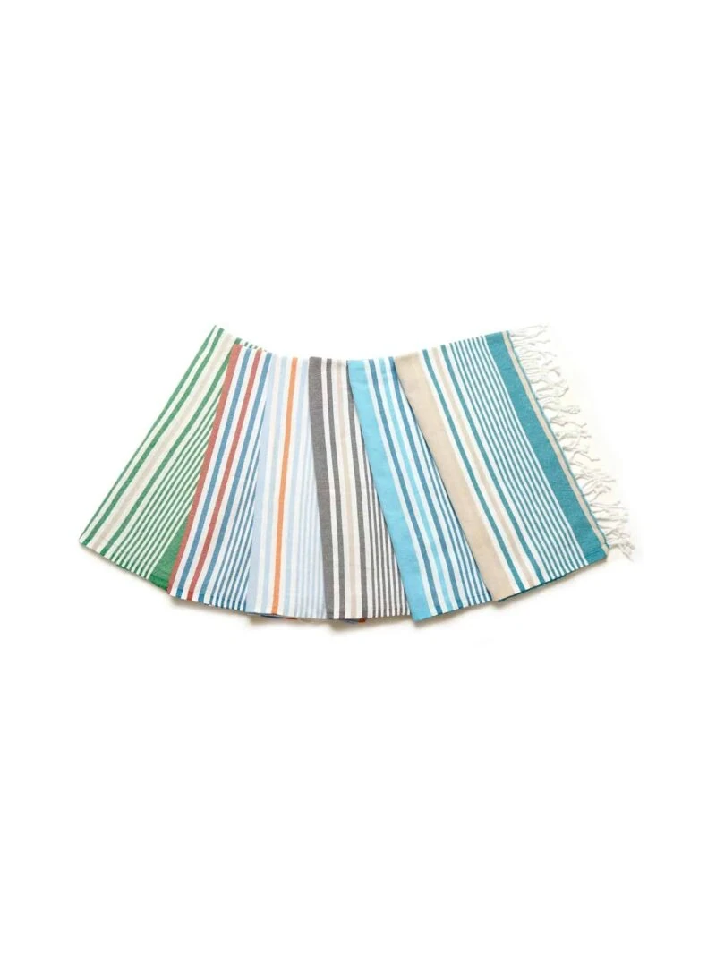 Hawaii Turkish Towel - Turquoise, 100% Organic Cotton, Handmade, Bath Towel, Peshtemal, Sauna Towel, Beach Towel