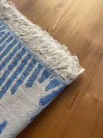 Helsinki Turkish Towel - Blue, 100% Organic Cotton, Handmade, Bath Towel, Peshtemal, Sauna Towel, Beach Towel
