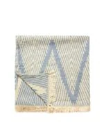 Helsinki Turkish Towel - Dutch Blue, 100% Organic Cotton, Handmade, Bath Towel, Peshtemal, Sauna Towel, Beach Towel