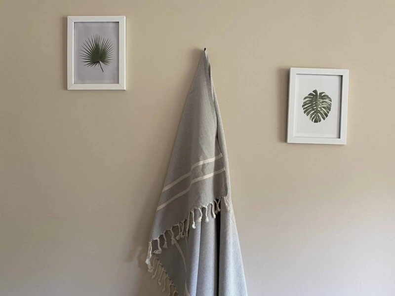 Ibiza Turkish Towel - Drizzle, 100% Organic Cotton, Handmade, Bath Towel, Peshtemal, Sauna Towel, Beach Towel