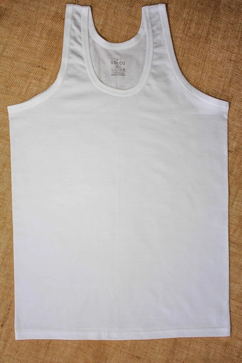 Men's Tank Undershirts - 100% Cotton