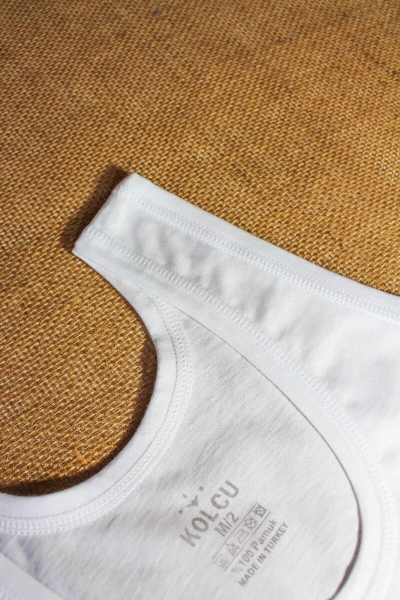 Men's Tank Undershirts - 100% Cotton