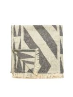 Monaco Turkish Towel - Black, 100% Organic Cotton, Handmade, Bath Towel, Peshtemal, Sauna Towel, Beach Towel