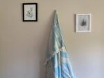 Monaco Turkish Towel - Ocean, 100% Organic Cotton, Handmade, Bath Towel, Peshtemal, Sauna Towel, Beach Towel