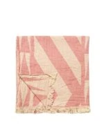 Monaco Turkish Towel - Pink, 100% Organic Cotton, Handmade, Bath Towel, Peshtemal, Sauna Towel, Beach Towel