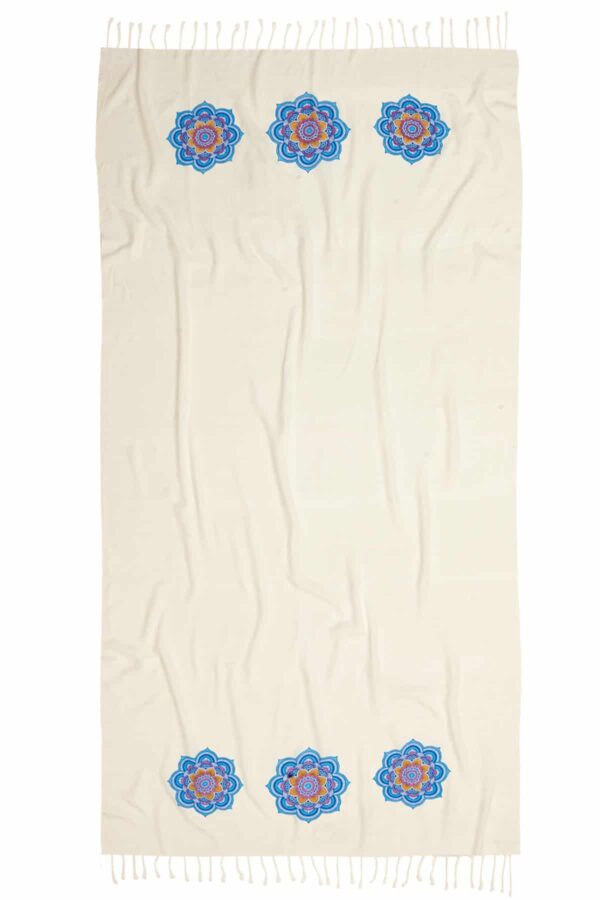Octopus Turkish Towel -   Handmade, Bath Towel, Peshtemal, Sauna Towel, Beach Towel