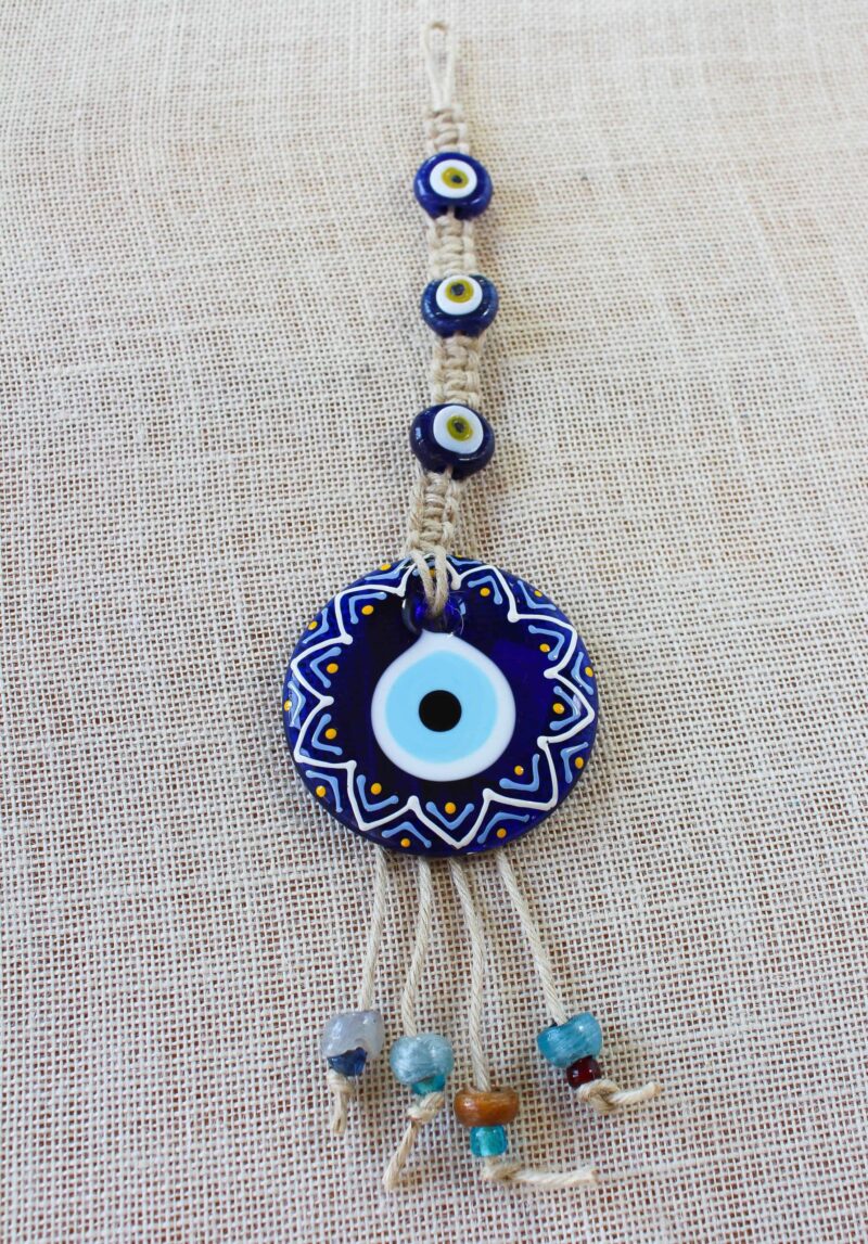 Painted Evil Eye Wall Decor