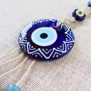 Painted Evil Eye Wall Decor