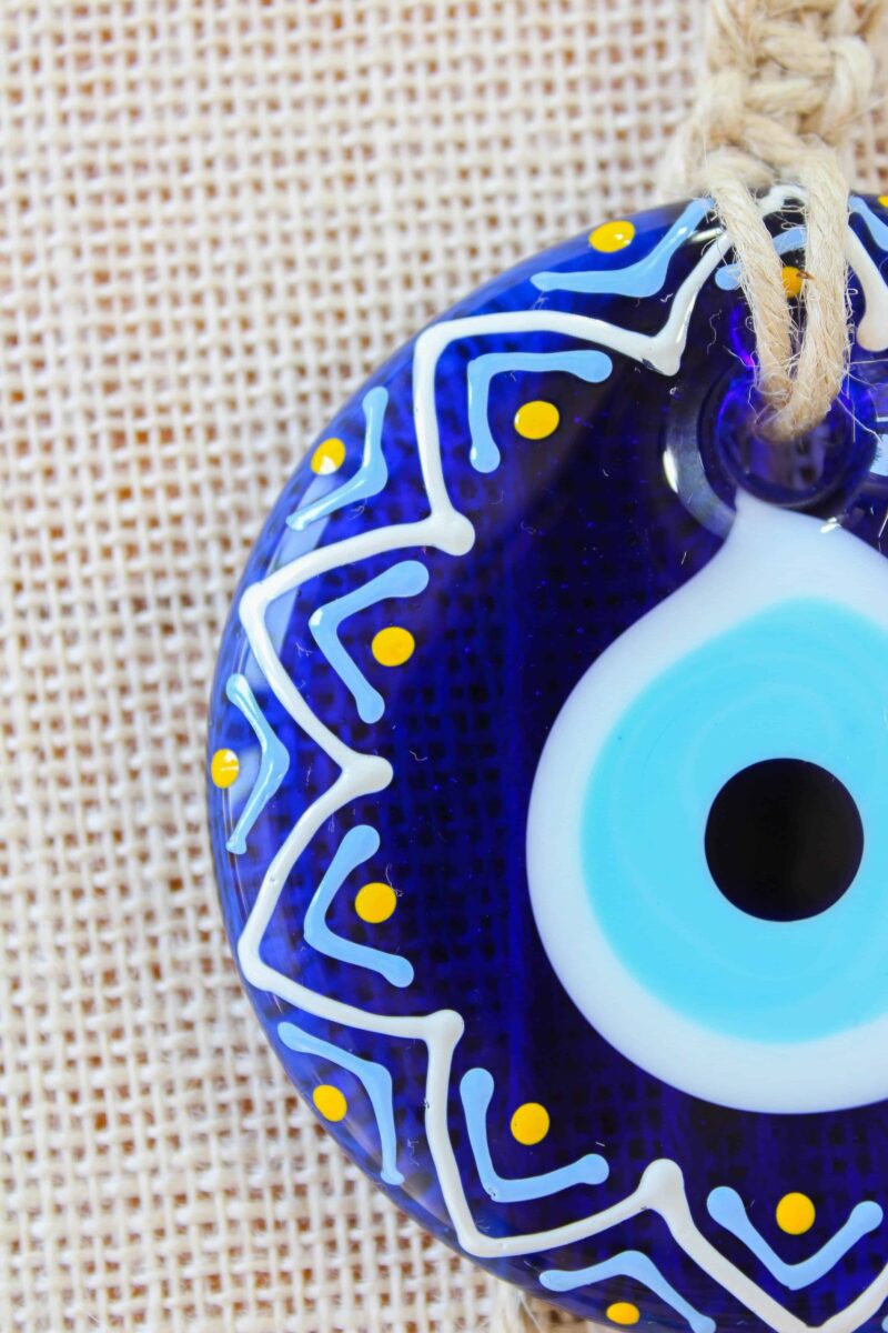 Painted Evil Eye Wall Decor