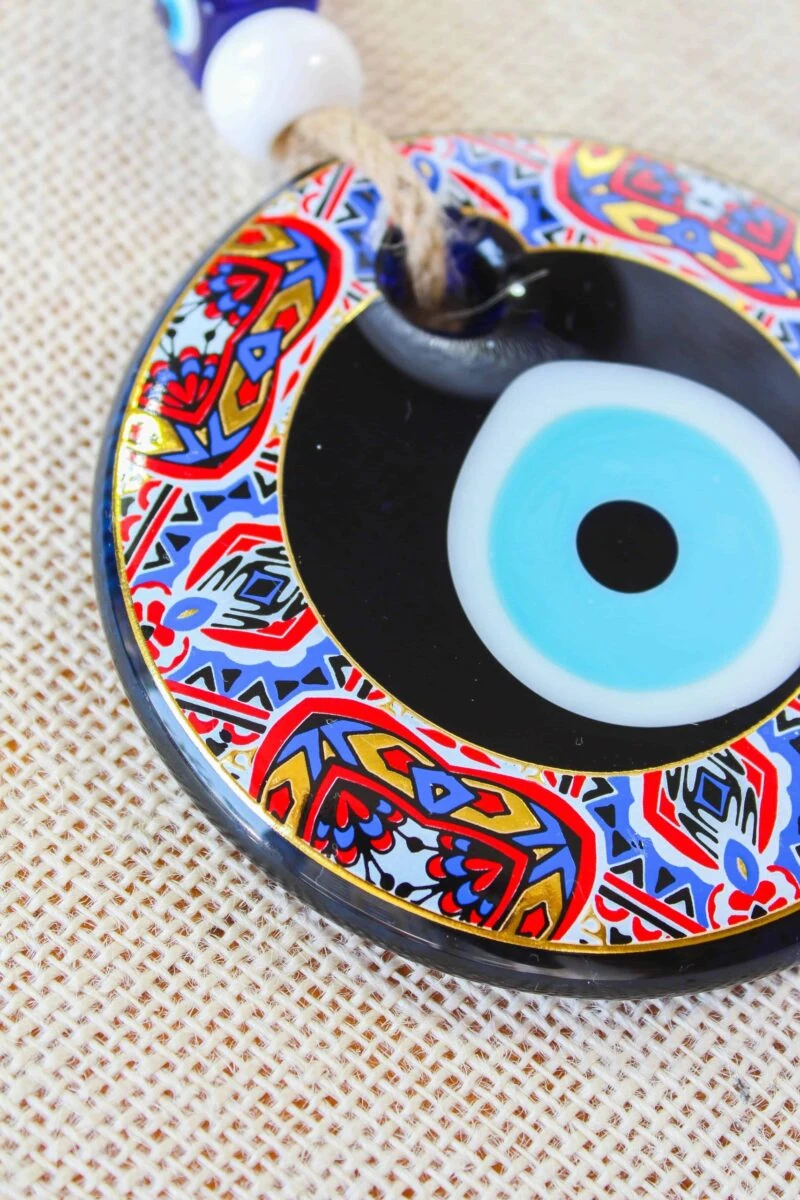 Painted Evil Eye Wall Hanging