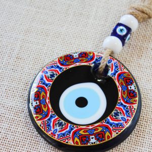 Painted Evil Eye Wall Hanging