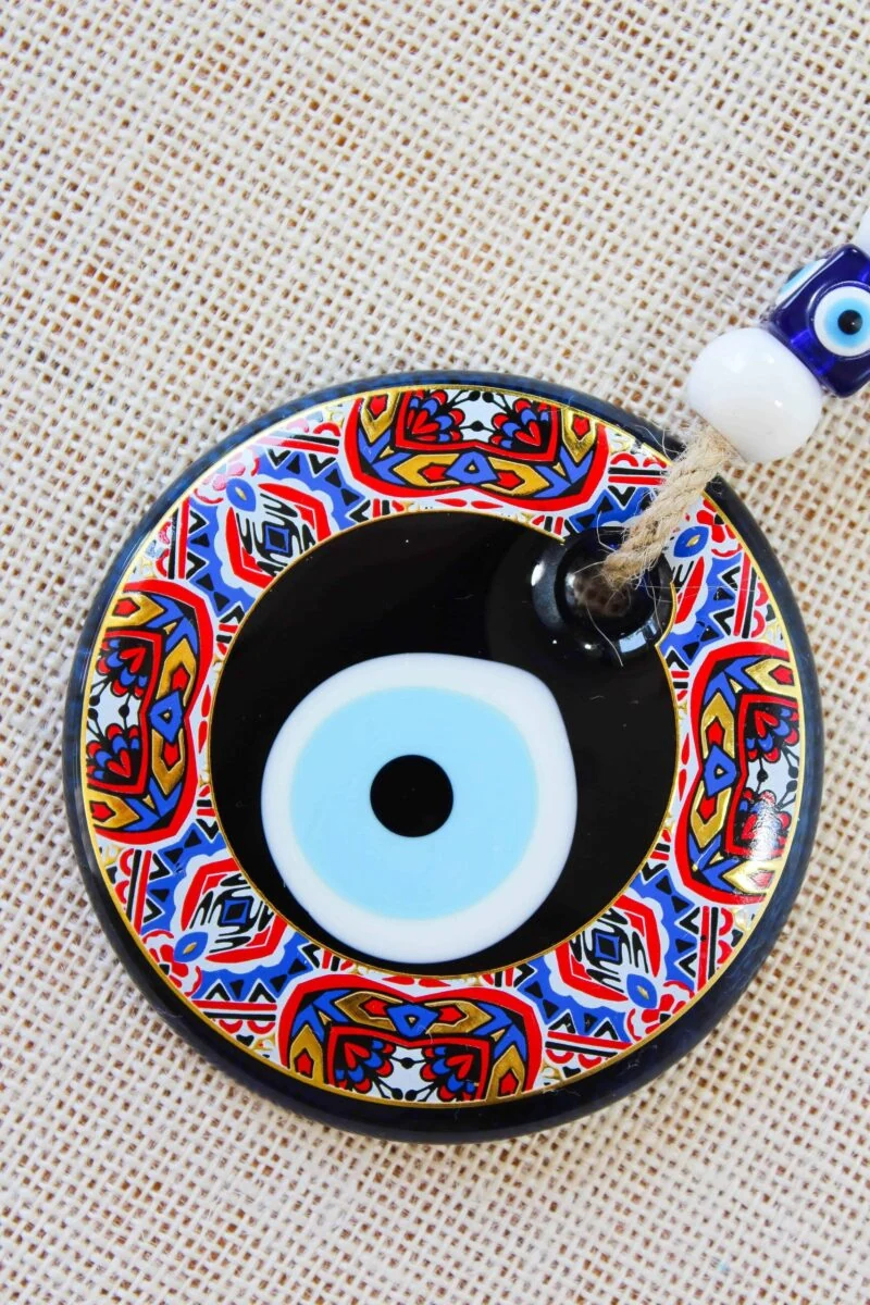 Painted Evil Eye Wall Hanging