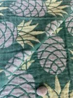 Pineapple Turkish Towel - Seafoam Green, 100% Organic Cotton, Handmade, Bath Towel, Peshtemal, Sauna Towel, Beach Towel