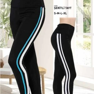 Premium Quality High Waist Side Stripe Legging