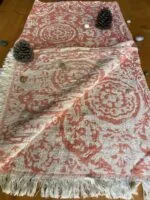 San Diego Turkish Towel - Orange, 100% Organic Cotton, Handmade, Bath Towel, Peshtemal, Sauna Towel, Beach Towel