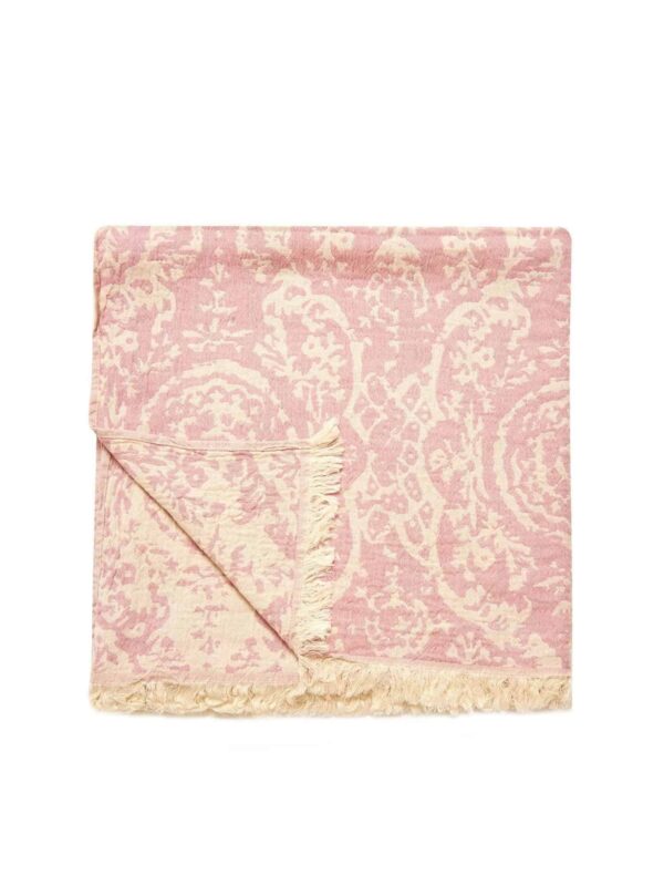 San Diego Turkish Towel - Pink, 100% Organic Cotton, Handmade, Bath Towel, Peshtemal, Sauna Towel, Beach Towel