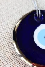 Silver Trim Traditional Evil Eye