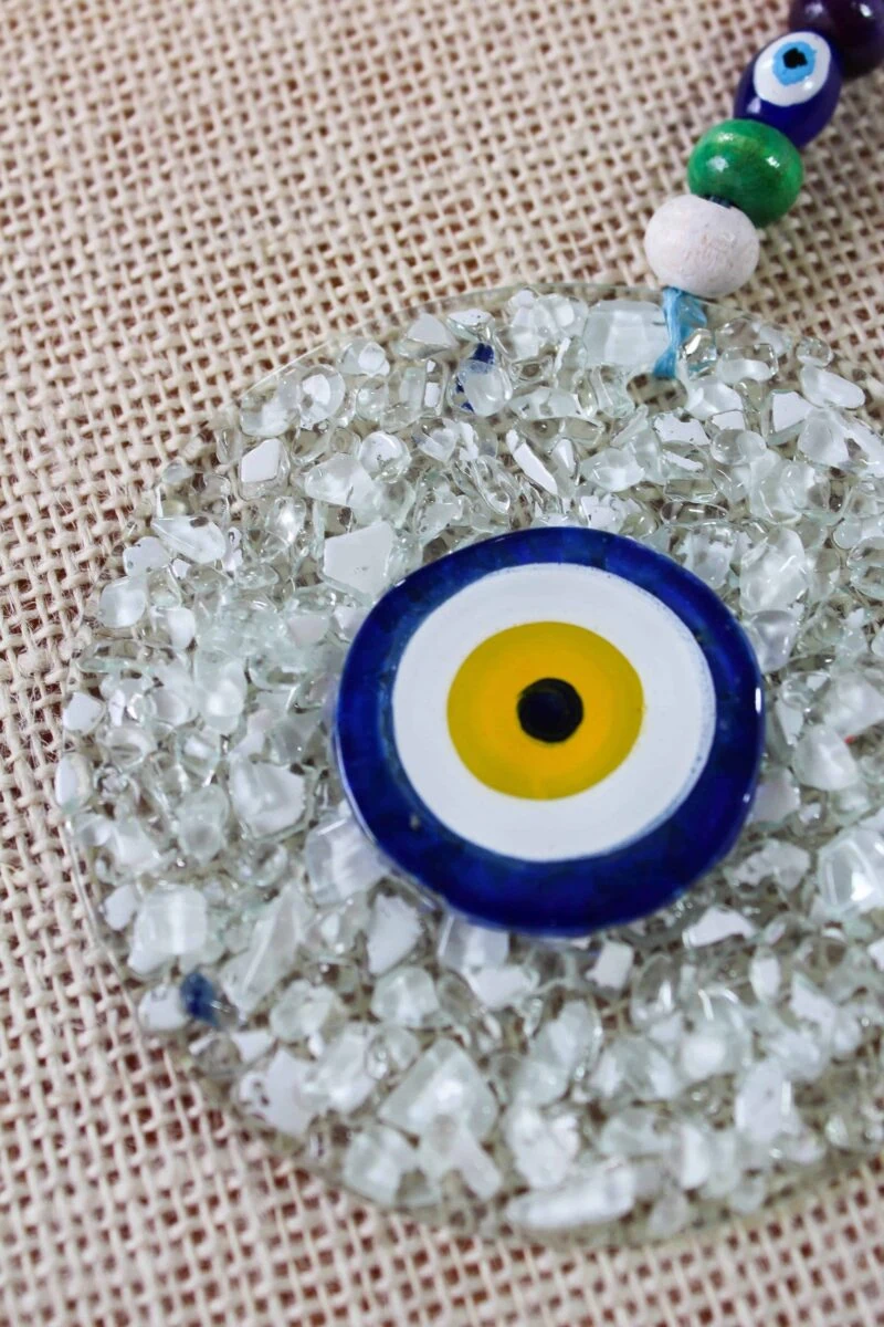 Special Design Glass Evil Eye Wall Ornament
