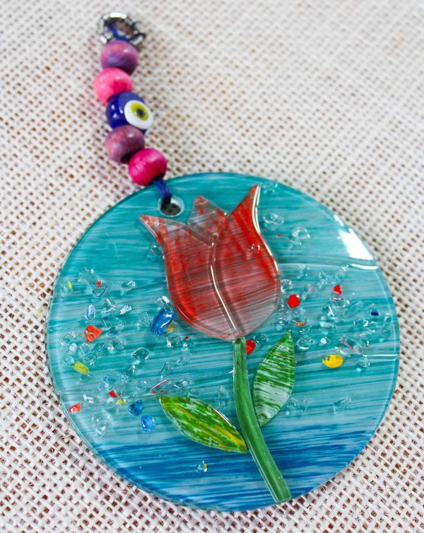 Special Design Glass Evil Eye Wall Ornament