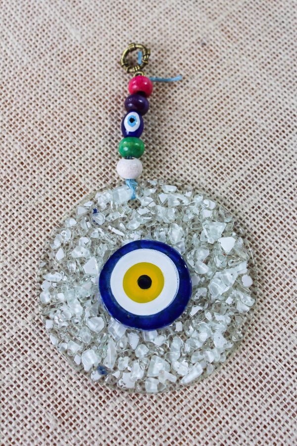 Special Design Glass Evil Eye Wall Ornament