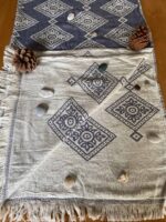Sydney Turkish Towel - Blue, 100% Organic Cotton, Handmade, Bath Towel, Peshtemal, Sauna Towel, Beach Towel