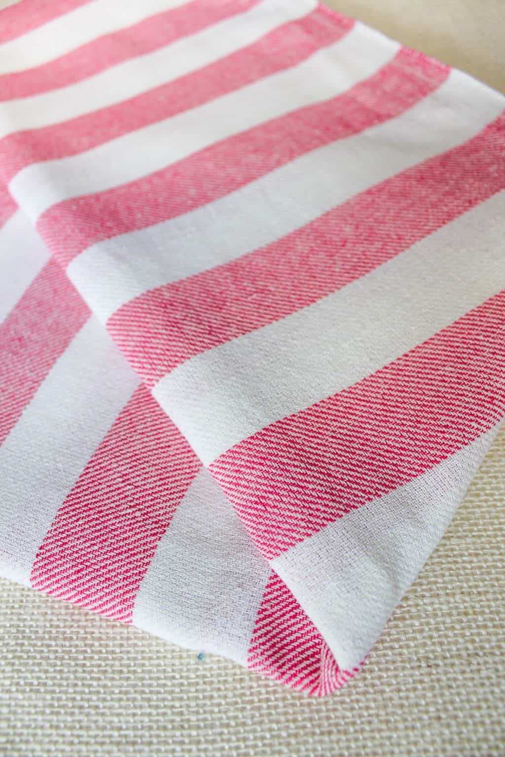 Serviette Turque Peshtemal Rayée Violette Et Or - 100% Coton - 100x180cm